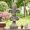 Glitzhome® 27" Standing Fleur-de-Lis Garden Statue